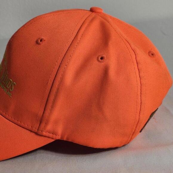 Hunter Blaze Orange Hat Dri-Duck Traders High Visibility W/ Lawn Business Logo - Picture 6 of 8